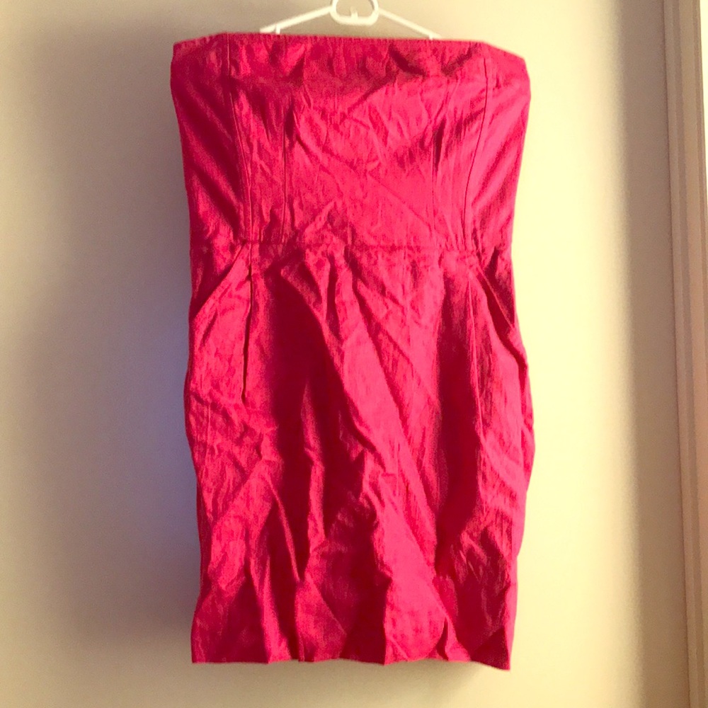 Hot pink dress